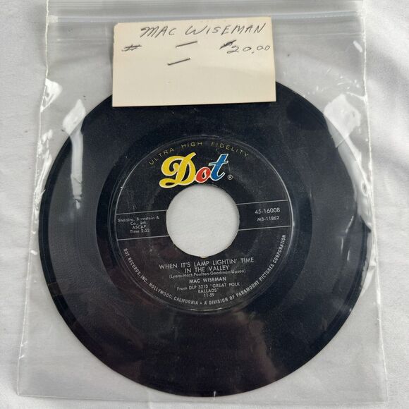 45s Record Lot Of 10 Singles Vintage Country Western Honky Took Nashville Swing - Picture 8 of 11